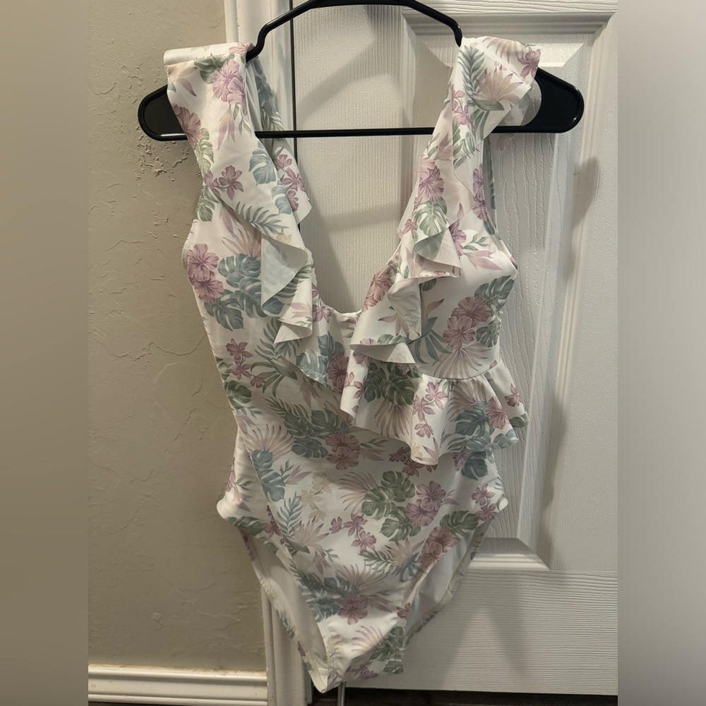 MooRoo Adult Salcombe One-Piece - Limited Edition Plumeria XL Swim Suit